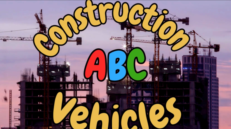 ABC of machines construction vehicles.