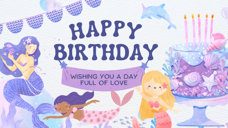 Happy Birthday Mermaid