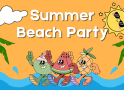 Summer beach dance party for kids music
