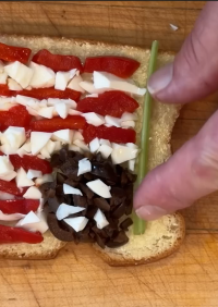 American Flag Sandwich Number 2