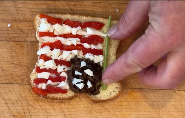 American Flag Sandwich Number 2