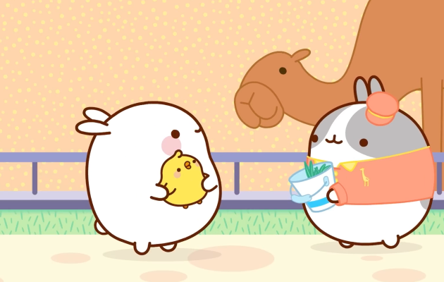 Molang And Piu Piu Summer Race Compilation