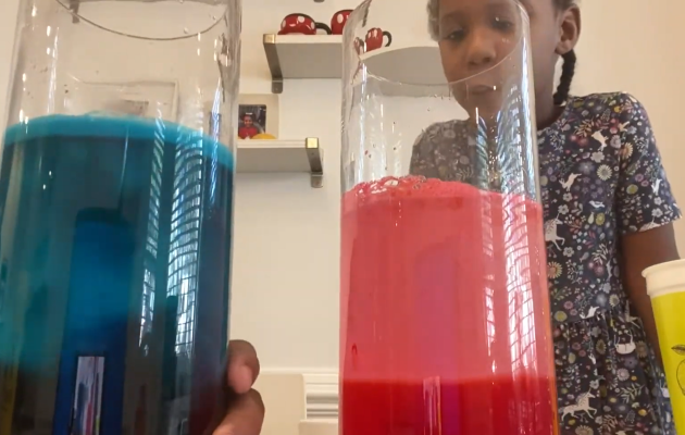 Nalah And Nadia Lava Lamp Experiment