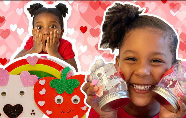 Nalah and Nadia make Valentine